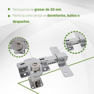 Amig Cerrojo seguridad acero 4-105 x170