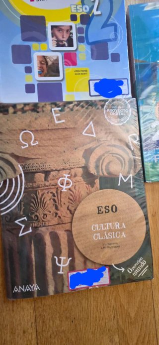 Libros de texto ESO 2 (Geografía, Cultura Clásica