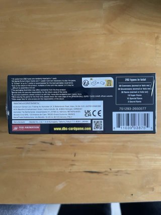 Dragon Ball Super Caja B20 Power Absorbed Inglés