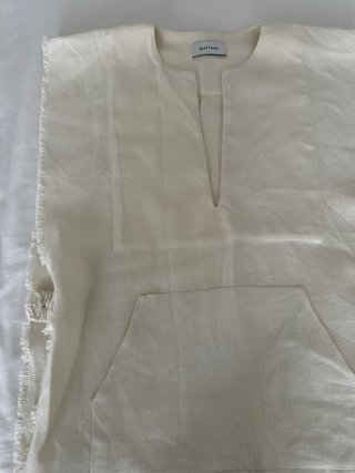 Chaleco Matteau color crema Talla Única