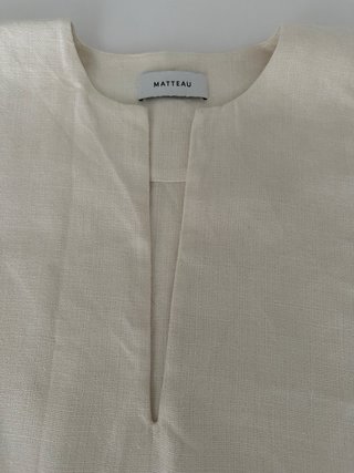 Chaleco Matteau color crema Talla Única