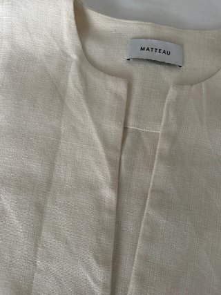 Chaleco Matteau color crema Talla Única