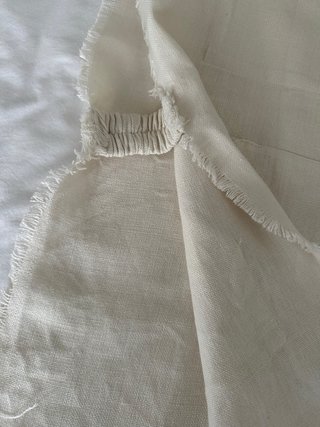 Chaleco Matteau color crema Talla Única
