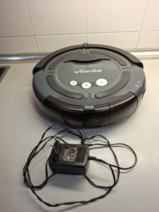 Robot aspirador Vileda con cargador