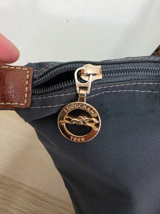 Borsa Longchamp Grigio Taglia M