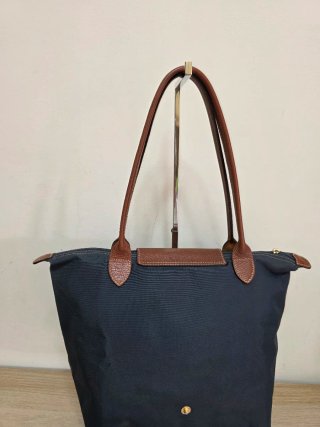 Borsa Longchamp Grigio Taglia M