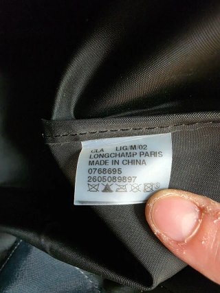 Borsa Longchamp Grigio Taglia M