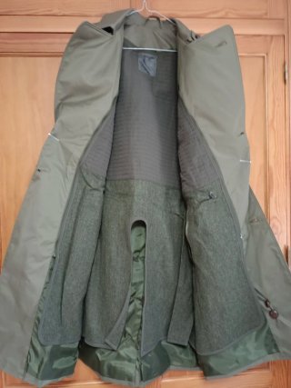 Gabardina militar vintage Talla L