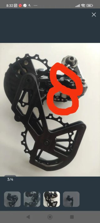 Desviador Shimano Ultegra Di2 RD-6870.