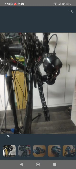 Desviador Shimano Ultegra Di2 RD-6870.