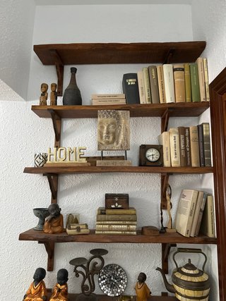 Estantería rústica madera