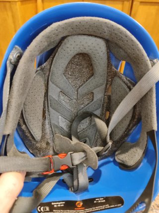 Casco de escalada azul Mammut
