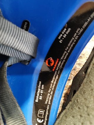 Casco de escalada azul Mammut