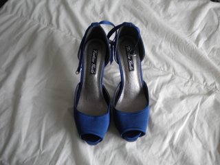 Sandalias de fiesta azul
