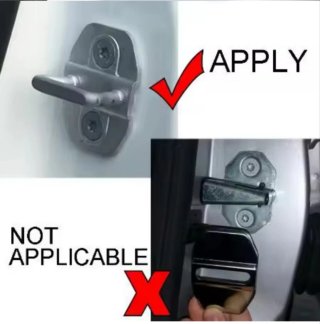 Cubiertas Cerradura Mercedes-Benz (4 uds)