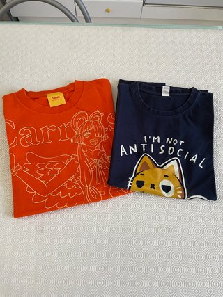 T-shirt con gatto I'm not antisocial