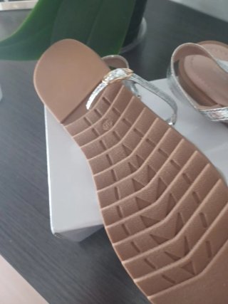 Sandalias niña plateadas Talla 36