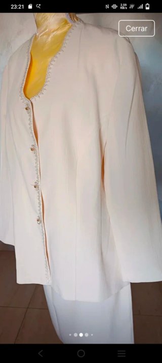 Traje sastre alta costura 50/52