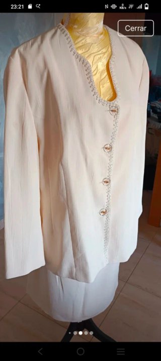 Traje sastre alta costura 50/52