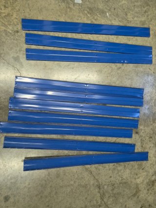 Piezas Estantería Garaje Metalica Azul