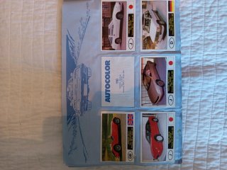 Álbum Autocolor Cromos Coche Deportivo Amarillo