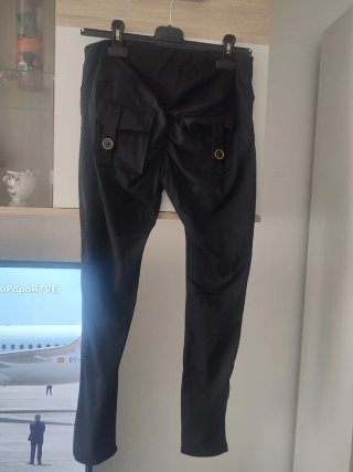 Mallas deportivas negras/gris oscuro talla L