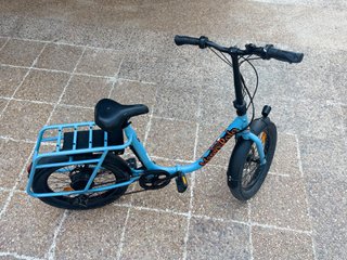 Bicicleta Eléctrica Plegable Azul