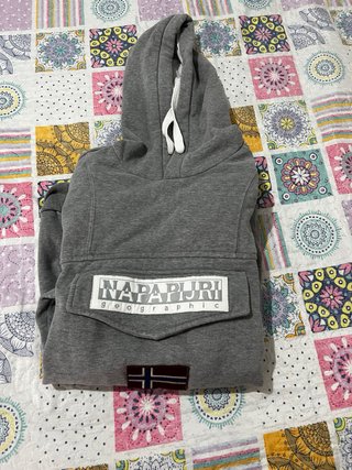 Sudadera Napapijri gris chico