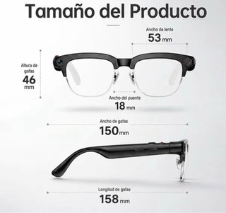Gafas Inteligentes IA con Cámara