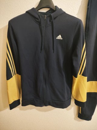 Chándal completo Adidas Talla L Hombre Azul/Dorado