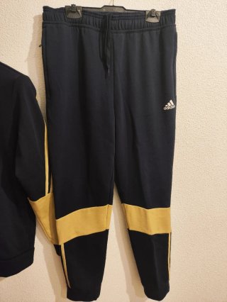 Chándal completo Adidas Talla L Hombre Azul/Dorado