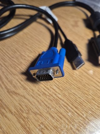 Cable VGA a DVI y USB