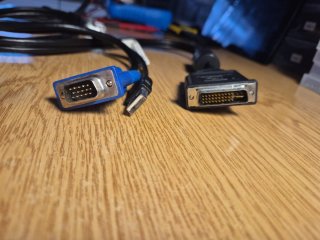 Cable VGA a DVI y USB