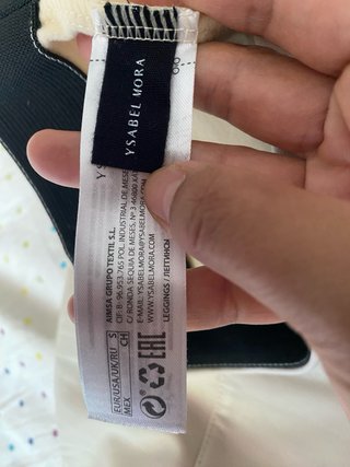 Ysabel Mora Leggins Térmicos Beige Talla Small.