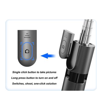 Trípode selfie portátil 4 en 1 Bluetooth