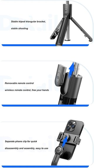 Trípode selfie portátil 4 en 1 Bluetooth
