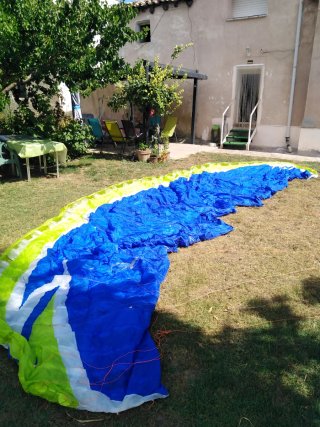 Equipo completo parapente