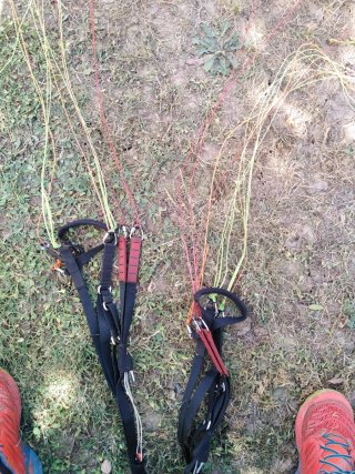 Equipo completo parapente