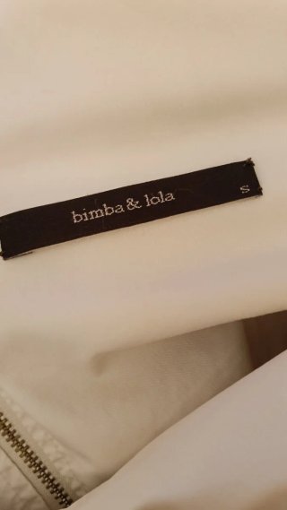 Vestido Blanco Bimba y Lola Talla S