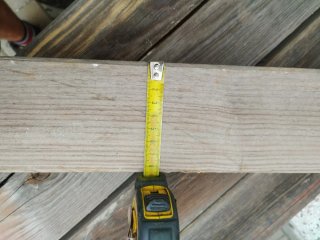 Postes de madera para valla (5 unidades)