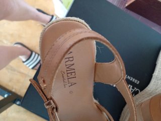 Sandalias Carmela Cuña Esparto Talla 40