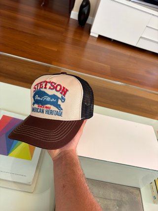 Gorra Stetson Beige y Marrón