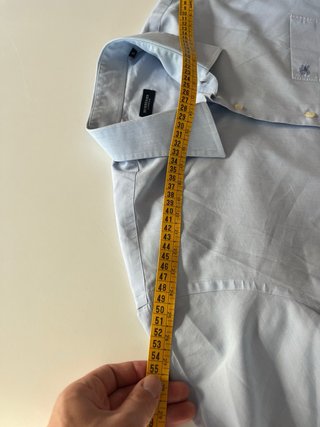 Camisa Burberry Azul manga corta