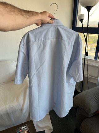 Camisa Burberry Azul manga corta