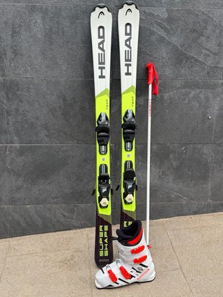 Esquís Head Super Shape Team + Botas Rossignol