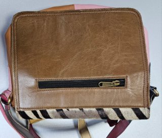 Bolso piel sintética multicolor