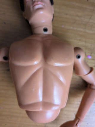 Muñeco de colección articulado Geyperman años 80