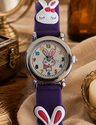 Lote 4 relojes infantiles conejo