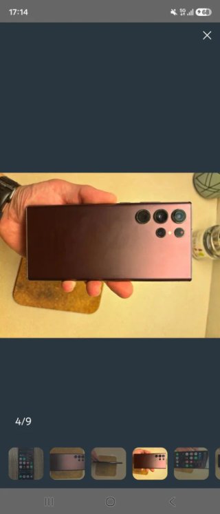 Samsung Galaxy S22 Ultra bronce.