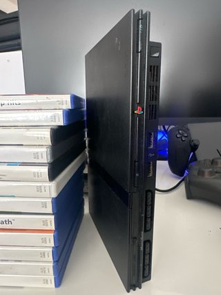 Lote PS2 Slim + Mando + Juegos